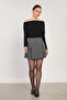 Women's Off-Shoulder Blouse - Black - 4