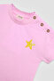 Baby Girl Pink Shorts Suit - 2