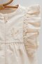 0-12 Months Mini Lady Shorts Jumpsuit - Beige - 2