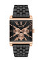 Square Case Classic Men's Wristwatch Black Copper Color Pl-7072E4X - 4