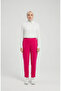 Elastic Waist Trousers 71125-02 Fuchsia - 2