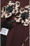 Floral Detailed Elastic Waist Double Suit 0245-03 Brown - 5