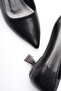 Black women's daily short heeled stiletto shoe tr20ms03a - 3
