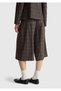Women's Brown Viscose Blend Shorts - 3