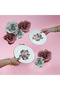 Rose Deluxe Porcelain 6-Piece Cake Plate - 4