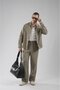 Regular Fit Muslin Fabric Men’s Shirt and Trousers Two-Piece Set - 2