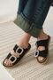 Suede Black Stone Women's Slippers Tr35My05A - 5