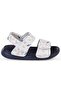 Shark Patterned Sandals Size 26-32 - White - 5