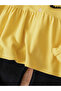 Girls Yellow Embroidered Top and Knit Pants Set - 5