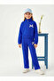 Children's New Bow Printed 100% Cotton Long Sleeve Half Zipper Sweatshirt-Sweatpants (3-12 Years) - 5