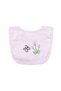 5-Piece Floral Zipped Footie, Bib, Cap, Mittens and Bodysuit - 4