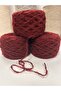 Hand Knitting Yarn Acrylic Şardon Burgundy 225 Gr