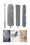 3-Piece Extendable Microfiber Magnetic Anti-Static Bendable Dusting Set - 3