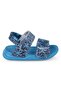 Palm Tree Printed Sandals - Navy Blue 24-36 Months