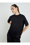 Black Short Sleeve T-Shirt and Leggings Co-Ords - 3