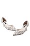 Women's Short Heeled Special Stone Embellished Pointed Toe Wedding Dress Evening Dress Shoes 14325 - 9