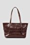 Women's Belted Tote Bag Brown - 4