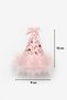 Salmon Bow Detailed Sequined Girls' Clip-On Birthday Crown - 4