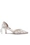 Women's Short Heeled Special Stone Embellished Pointed Toe Wedding Dress Evening Dress Shoes 14325 - 3