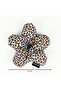 Brand Handmade Leopard Flower Fluffy Scrunchie Hair Tie - 2