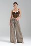 Women's Blouse Corset with Brooch Detail on the Front and Agrafl Design on the Front - 4