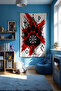 Nordic Bear Paw – Anime Movie Character Themed Quality Fabric, Room Decor Tapestry Wall Carpet - 3