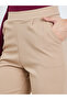 Beige Pocket Detail Tapered Leg Pants - 3