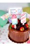 Ice Cream Theme Cake Decoration - Ice Cream Concept Cake Topper - 2