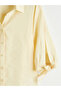 Giyçık Store Yellow Modal Blend Women's Shirt - 3