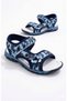 Boys' Sports Sandals Single Velcro Lightweight Orthopedic Non-Slip Sole Summer Outdoor Sandals Slippers - 6