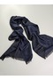 Jacquard Cashmere Silk Reversible Soft Luxury Shawl 4 Seasons Double Sided 70 X 200 cm - 4