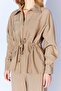 Women's Mink 155 Zippered Tie-Up Jacket and Loose-Fit Trousers Set - 7