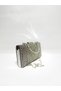 Platinum Color Cross Stone Evening Dress Clutch Portfolio Handheld Night Henna Wedding Engagement Bag - 4