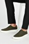 100% Genuine Suede Leather Khaki Laceless Comfortable Casual Men's Shoes Luass28Al0057 - 5