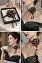 Women's Leopard Velvet Choker Neck Collar Necklace Accessory
