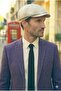 Men's Beige Summer Linen Hat British Modern Peaky Blinders Style - 3