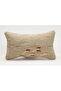 Vintage Throw Pillow Cover Made from Handmade Rug, Wool, 30X50 cm