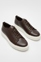 100% Genuine Leather Brown Lace-Up Casual Men's Shoes Luass28Al0055 - 4
