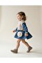 Pearl-Embellished Sweater Denim Dress & Bag Set - 5