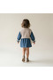 Pearl-Embellished Sweater Denim Dress & Bag Set - 4