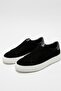 100% Genuine Suede Leather Black Laceless Comfortable Casual Men's Shoes Luass28Al0057