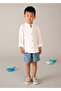 Boy's Muslin Stand Collar Shirt 3120 - 3