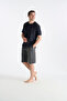 26Y Men's Navy Blue Shorts Set - 2