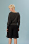 Boat Neck Knitwear Blouse - 4