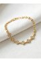 Yonca Design Steel Women's Bracelet with White Zircon Stone - 2