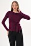 Women's Side Tie Detailed Long Sleeve Blouse 260320 - 265071 - 4