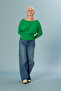 Boat Neck Knitwear Blouse - 3