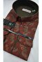 Colorful Feathered Long Sleeve Men's Shirt - 3