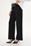 Women's Wide Leg Pants with Thick Belt Detail 260423 - - 4