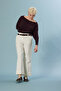 Boat Neck Knitwear Blouse - 3